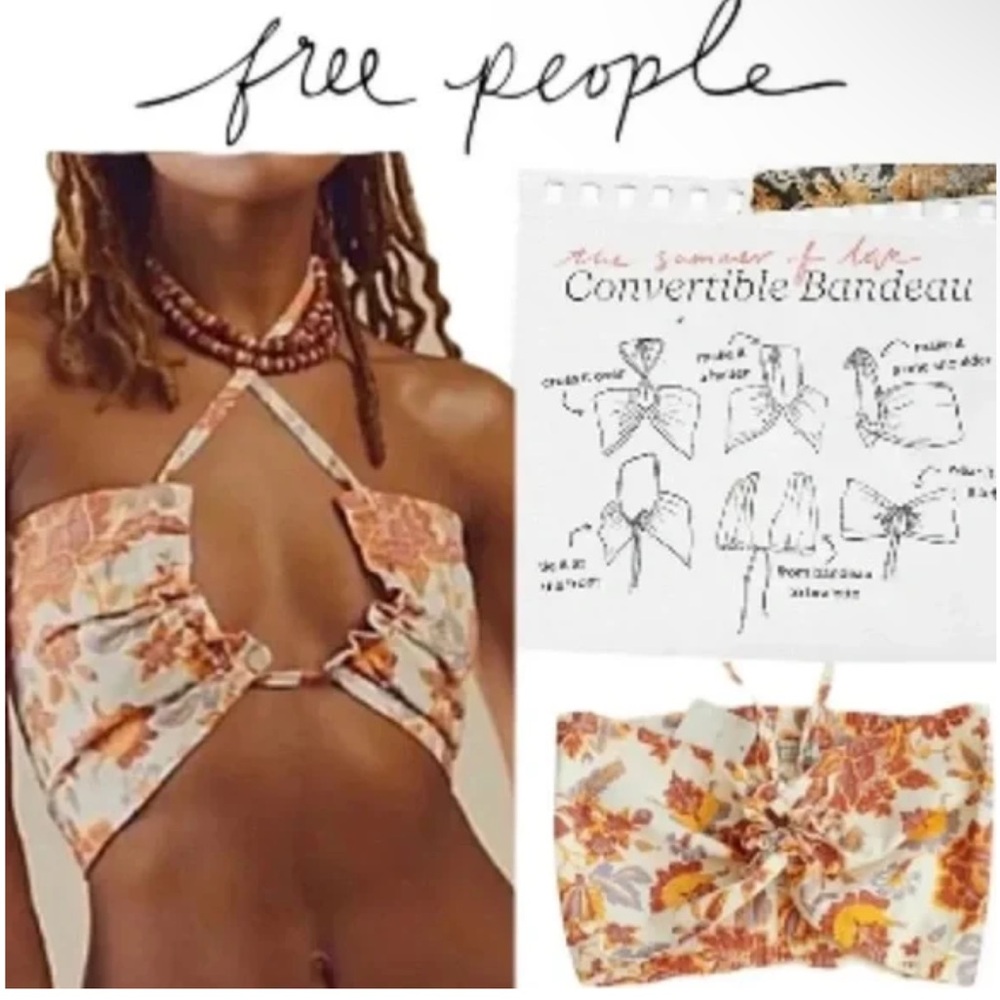 NEW Free People Intimately Summer Of Love Convertible Bra Bralette